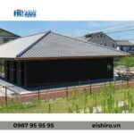 Ngói lợp cao cấp Eishiro J-Type – Kiri-Otoshi Cắt Góc Đơn