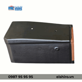 Ngói Cuối Rìa Trái Eishiro được lắp ở cuối hàng ngói rìa trái, giúp che kín mép mái, chống thấm và tạo vẻ cân đối, hoàn thiện cho mái ngói Nhật.