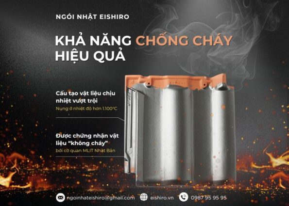 Lợi ích lâu dài của mái ngói chống cháy Eishiro