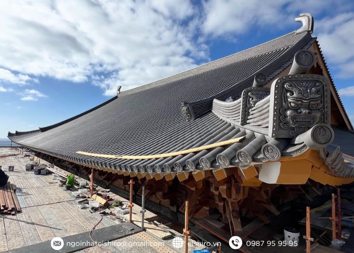 Ngói Honbuki Eishiro – Di sản của mái chùa hiện đại