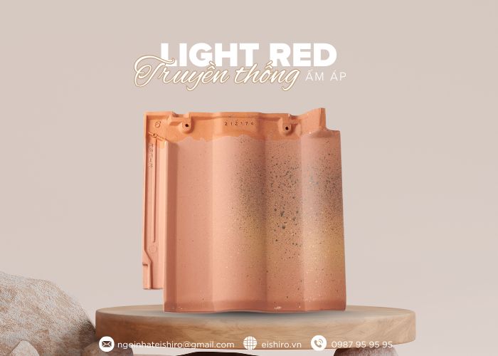 Light Red – Sắc đỏ loang gợi nhớ truyền thống Việt, nhưng tinh tế chuẩn Nhật