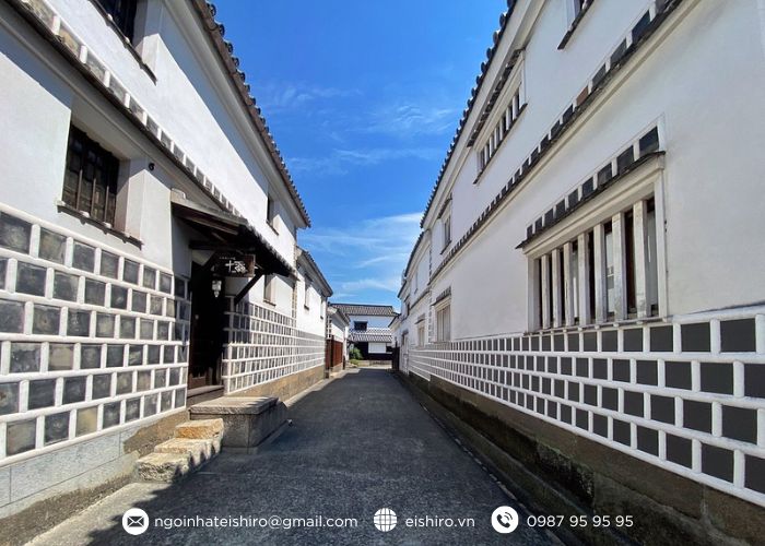Vị trí lịch sử: trái tim của khu phố cổ Bikan – viên ngọc kiến trúc của Okayama
