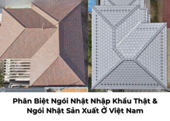 Ngói Nhật sản xuất tại Việt Nam — (thường bị gọi là “ngói Nhật”)