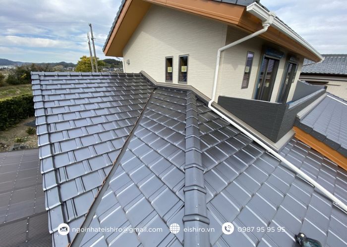 Sử dụng ngói cao cấp Eishiro lại mang đến hiệu quả kinh tế đáng kể theo thời gian
