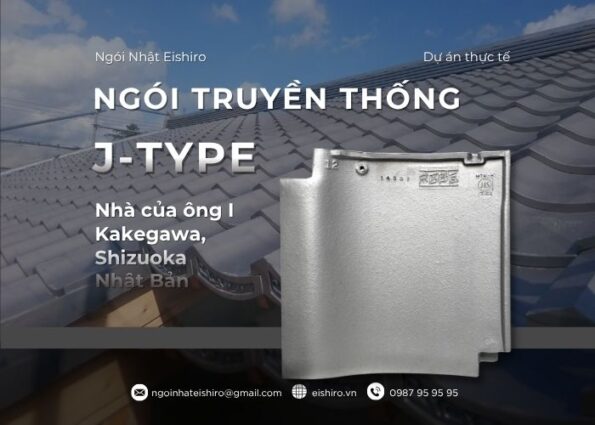 Ngói Nhật J-TYPE kiến tạo vẻ đẹp truyền thống tại nhà riêng ông I (Shizuoka)