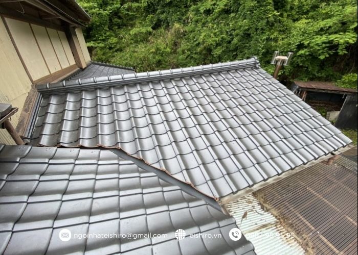 Ngói Nhật nhập khẩu J-TYPE Smoked Silver: Dự án nhà ông A